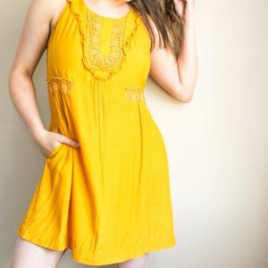Bright Yellow Maeve Dress {Medium}